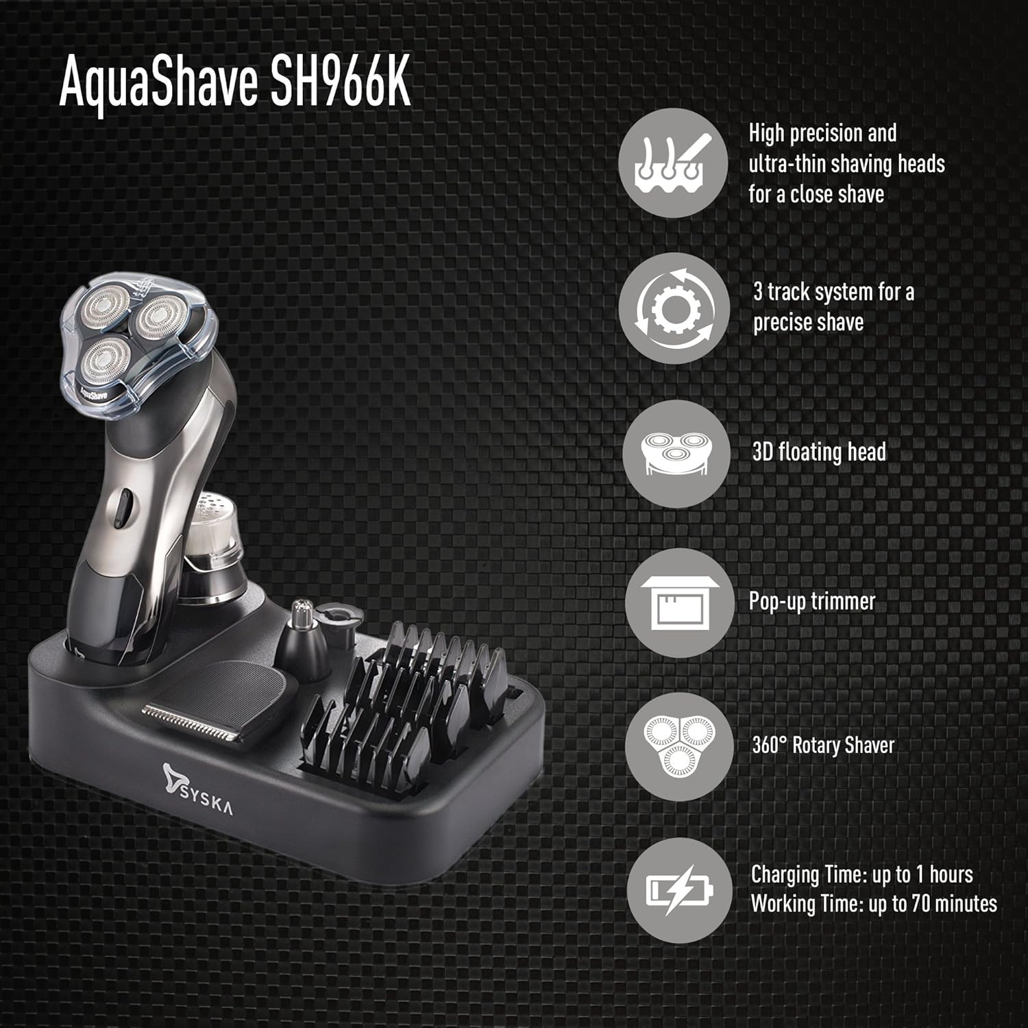 syska aqua trimmer