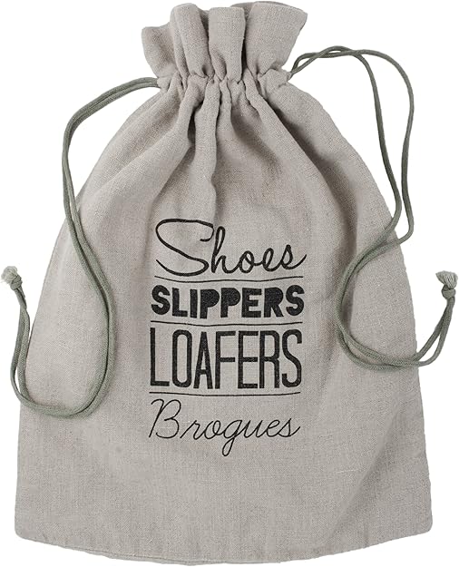 Linen Drawstring Shoe Bag Shoes