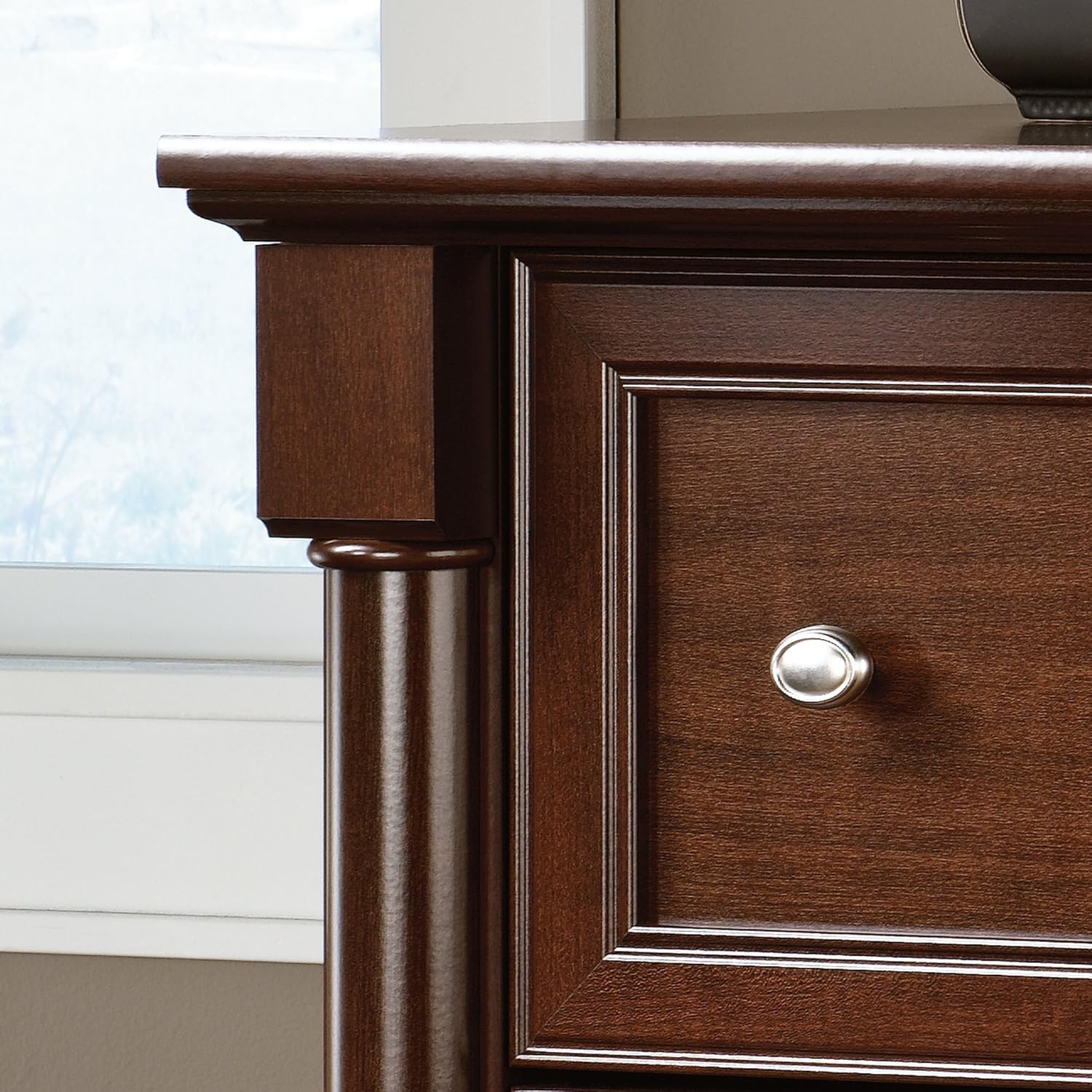 Sauder Palladia Lateral File, Select Cherry finish: Furniture & Decor