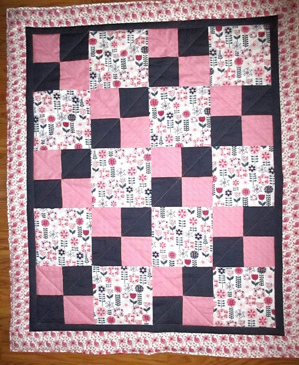 baby girl crib quilt