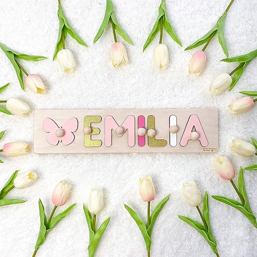 personalized name puzzle with pegs