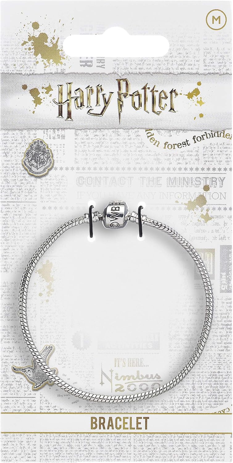 The Carat Shop XS- Child Size 17cm Official Harry Potter Jewellery Silver Charm Bracelet for Harry Potter Slider Charms - Image 3