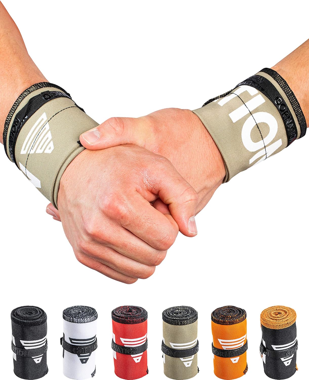GORNATION Wrist Wraps Venda Muñeca por Calistenia/Calisthenics, Fitness