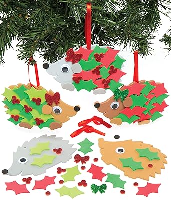 Download Amazon Com Baker Ross Ac290 Christmas Ornament Kits Pack Of 5 Holly Hedgehog Foam Creative Christmas Art And Craft Supplies For Kids To Make And Decorate Industrial Scientific PSD Mockup Templates