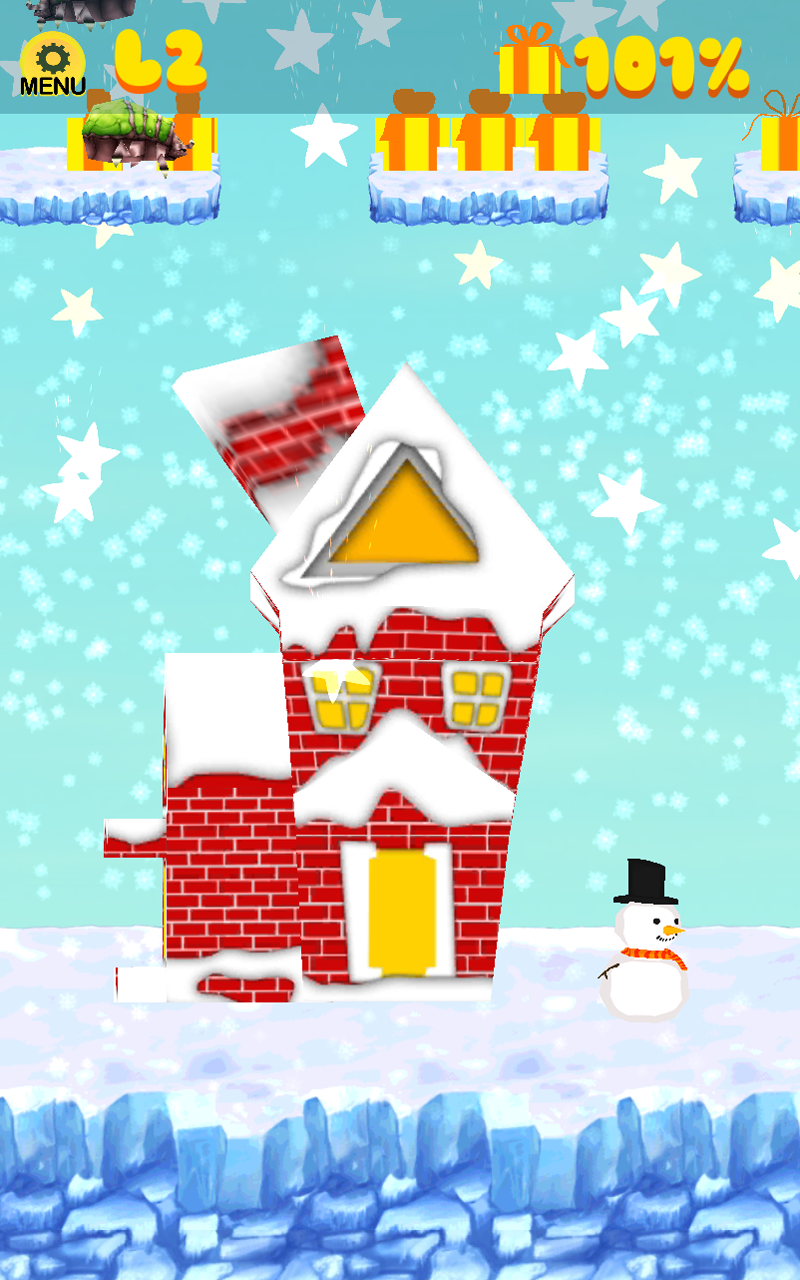 Falling Snowman Hero Game - Accelerometer Game - Thumbnail 6