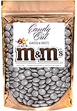 Silver m&m 1 Pound Milk Chocolate in CandyOut Sealed Stand Up Bag