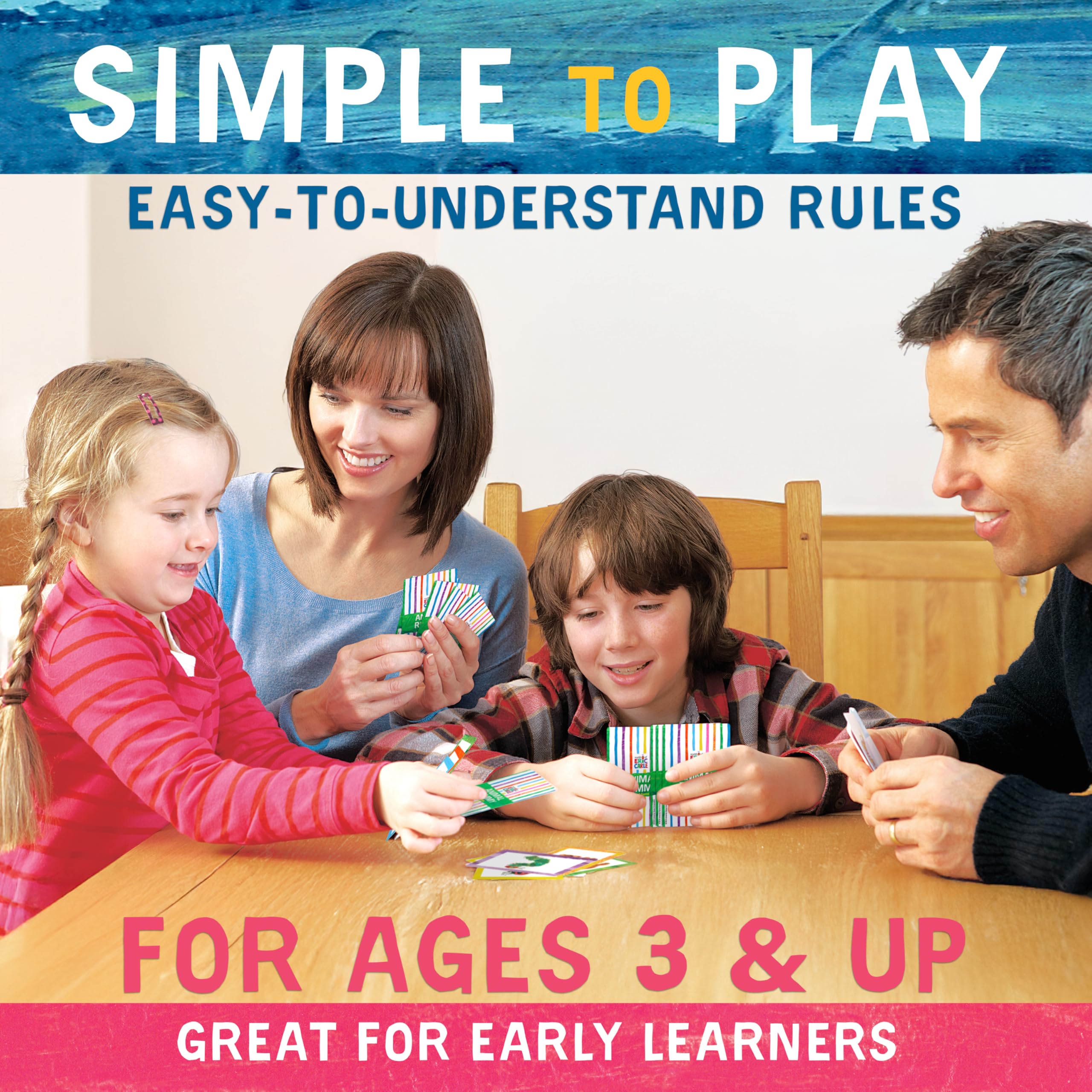 Briarpatch | The Very Hungry Caterpillar Animal Rummy Card Game, Ages 3+