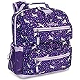 Bentgo Kids Backpack - Lightweight 14” Backpack in Fun Prints for School, Travel, & Daycare, Ideal for Ages 4+, Roomy Interior, Durable & Water-Resistant Fabric, & Loop for Lunch Bag (Unicorn)