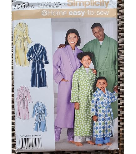 dressing gown pattern ladies Women's Dressing Gowns Sewing Patterns