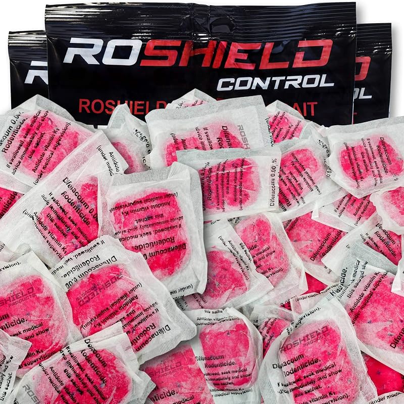 Roshield 60 Pack Pasta Bait Kit for Rodent Control 4 x 150g UK Made