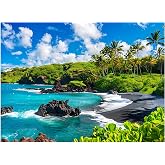 500 Piece Puzzles for Adults, Beach Jigsaw Puzzle 500 Pieces, Seaside Puzzles 500 Pieces for Adults, Ocean Jigsaw Puzzle, Funny Challenging Great Gift for Family Friends, 21 x 15 in
