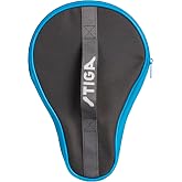 STIGA Ping Pong Paddle Cover &ndash; Padded Table Tennis Racket Case with Heavy-Duty Vinyl Construction, Zipper Closure, Reinforced Edge Protection for Travel and Storage