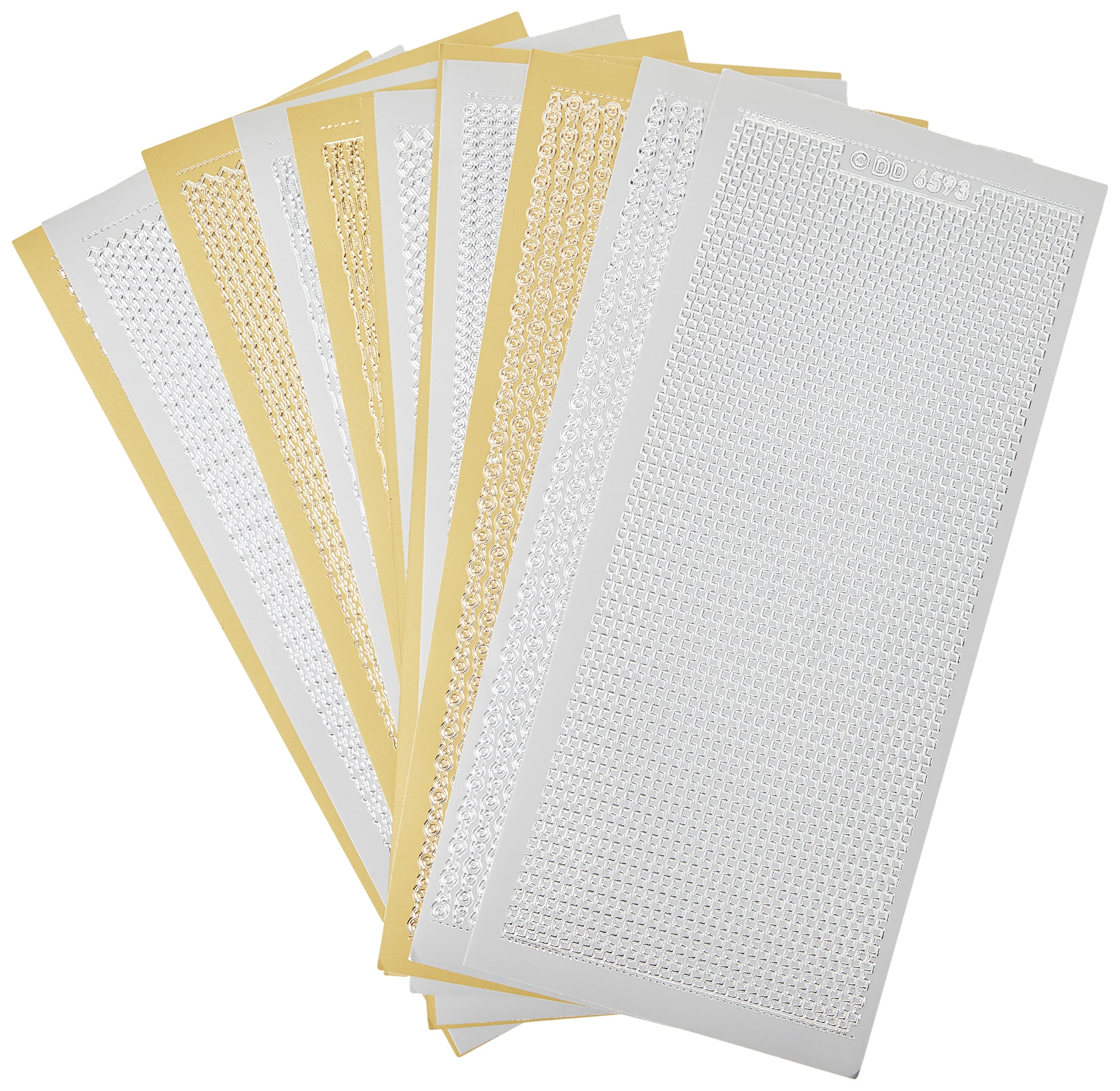 Creative Products Exotic lines Craft Stickers, Stickers, Multi-Colour, 23 x 10 x 1 cm