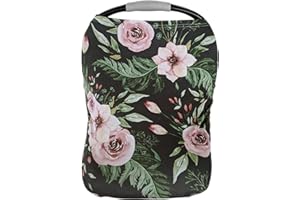 POBIBABY Pobi Baby Car Seat Covers and Nursing Cover - Soft and Stretchy Floral Pattern (Charm)