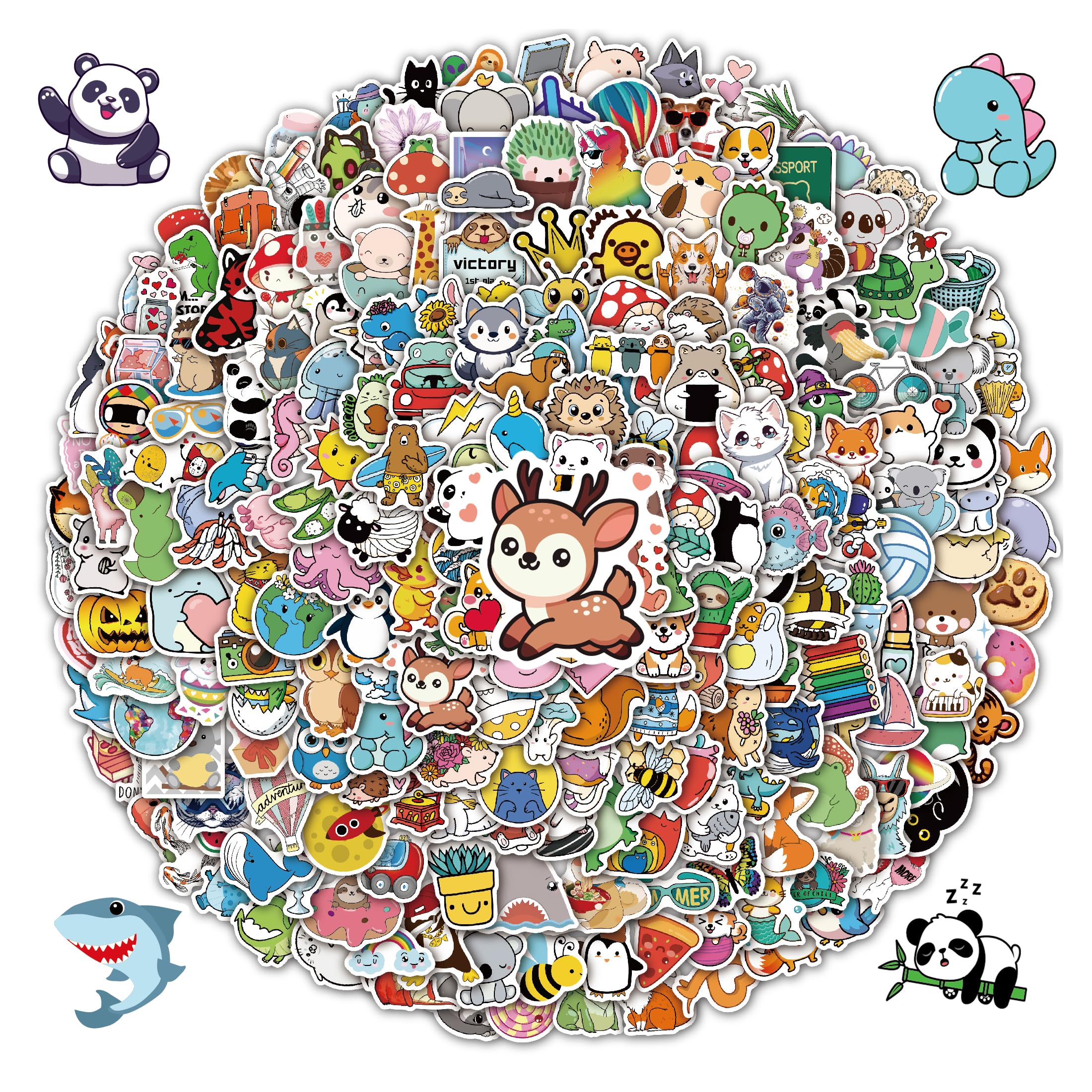 Stickers for Water Bottles, 400PCS Water Bottle Stickers for Kids, Waterproof Vinyl Stickers, Cute Stickers Pack