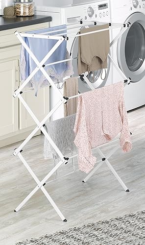 Whitmor Folding Drying Rack, White in Kuwait Whizz Drying Racks