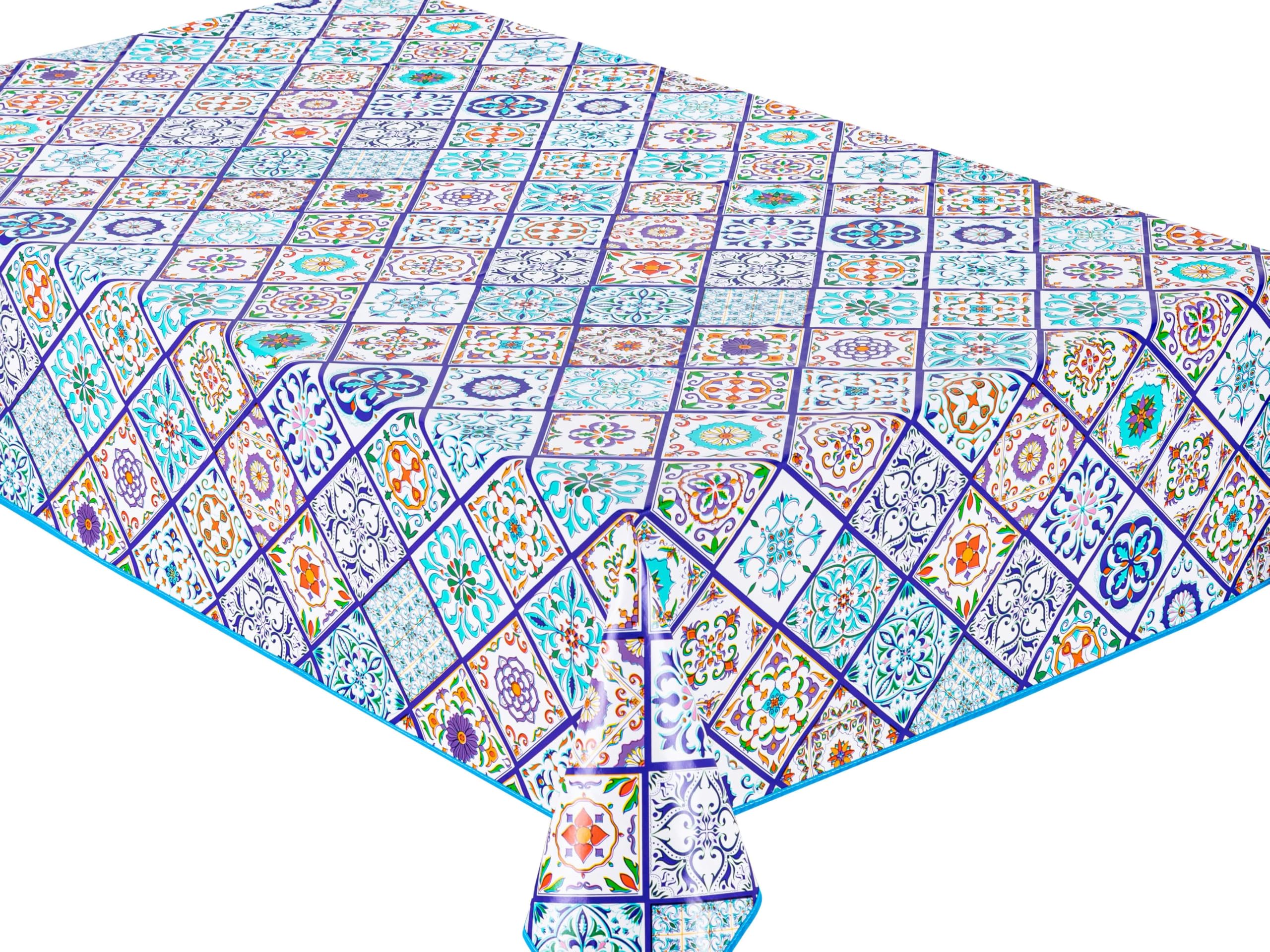 Home Direct Rectangular Oilcloth PVC Wipe Clean Tablecloth Table Cover 140cm x 180cm 55x70