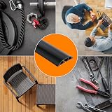 Deeba UK Floor Cable Cover Protector 2M with Cable Ties Non-Slip Wire Management view 7