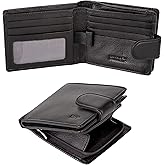 Lavalen Soft Leather Wallet for Men - Mens Bifold with Zipper Coin Pocket - Holds Bills, Credit Cards, Coins - RFID Blocking - Ideal Valentine’s Day Gift for Boyfriend, Husband, Loved Ones