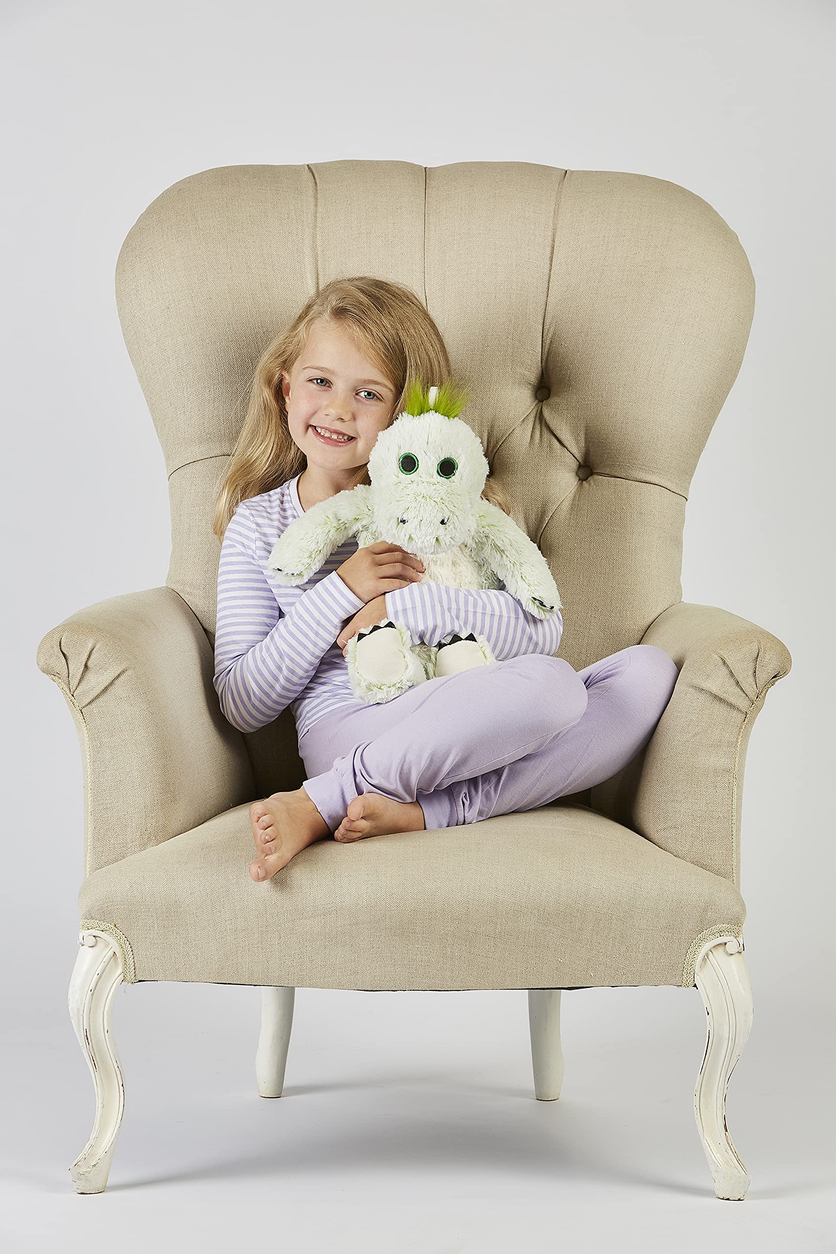 Warmies Marshmallow Dinosaur Hot Water Bottle Green, 0.36 kg