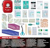 General Medi First Aid Kit 170 Pieces Hard Case Emergency Blankets Cold Pack view 2