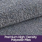 DEXI Dirt Trapper Door Mat Indoor 60x90 cm Grey-Blue Non-Slip Machine Washable view 5