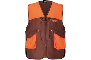 UIIHUNT Upland Hunting Vest, Bird Game Vest with Front Pockets & Back Game Pouch, Lightweight Field Vest for Men and Women