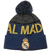Real Madrid Cuff Pom Beanie Color Blue Official Licensed