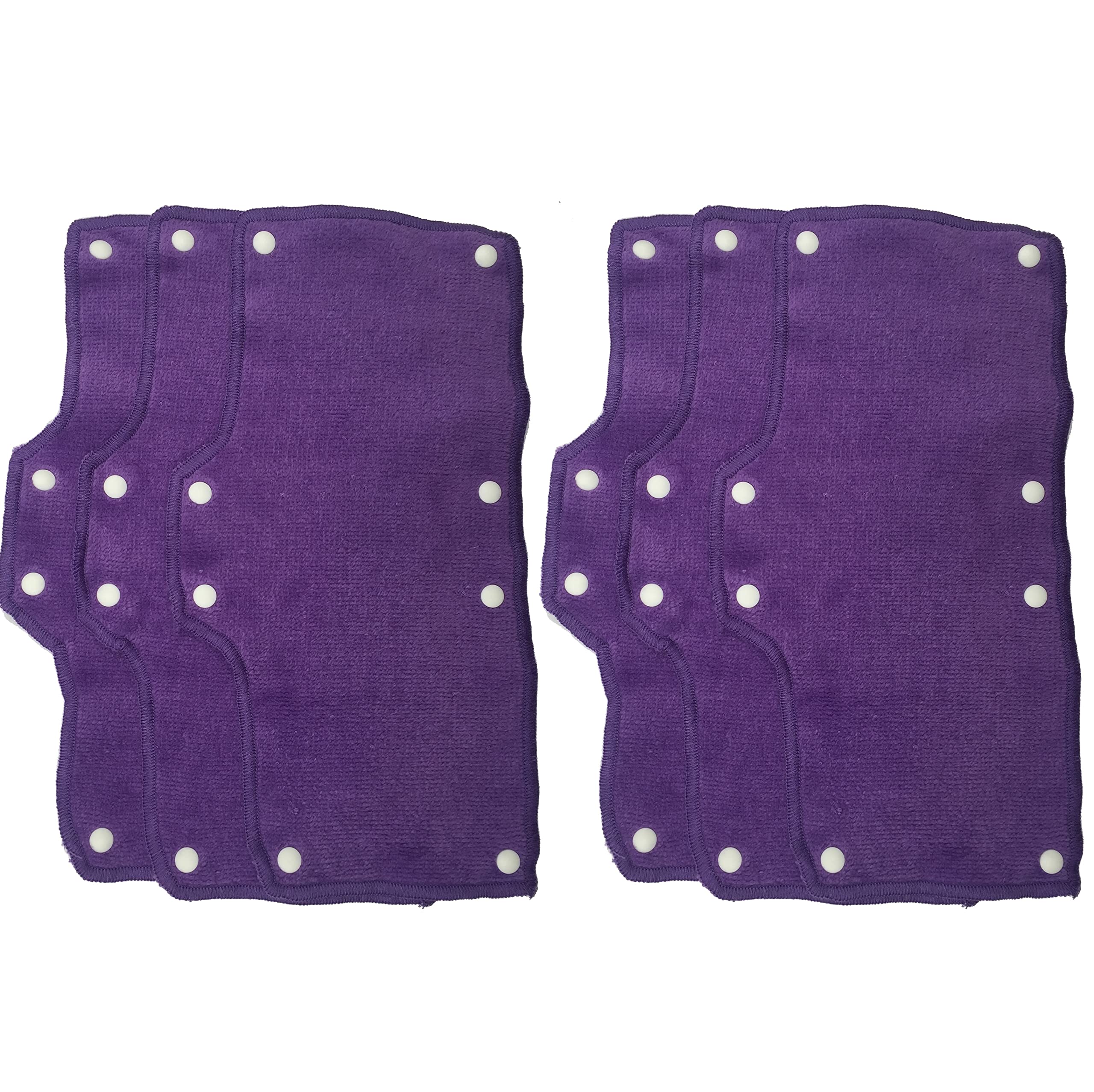 Photo 1 of Purple Sweatband For Hard Hat Washable Velvet Terry cotton Hard Hat Liner NAEE snap on (6, PURPLE)