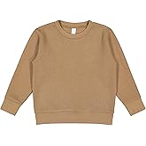 RABBIT SKINS Toddler Sweatshirt – Unisex Crewneck Pullover, Cozy Fleece, Long Sleeve, Soft & Warm, True to Size (Style 3317)