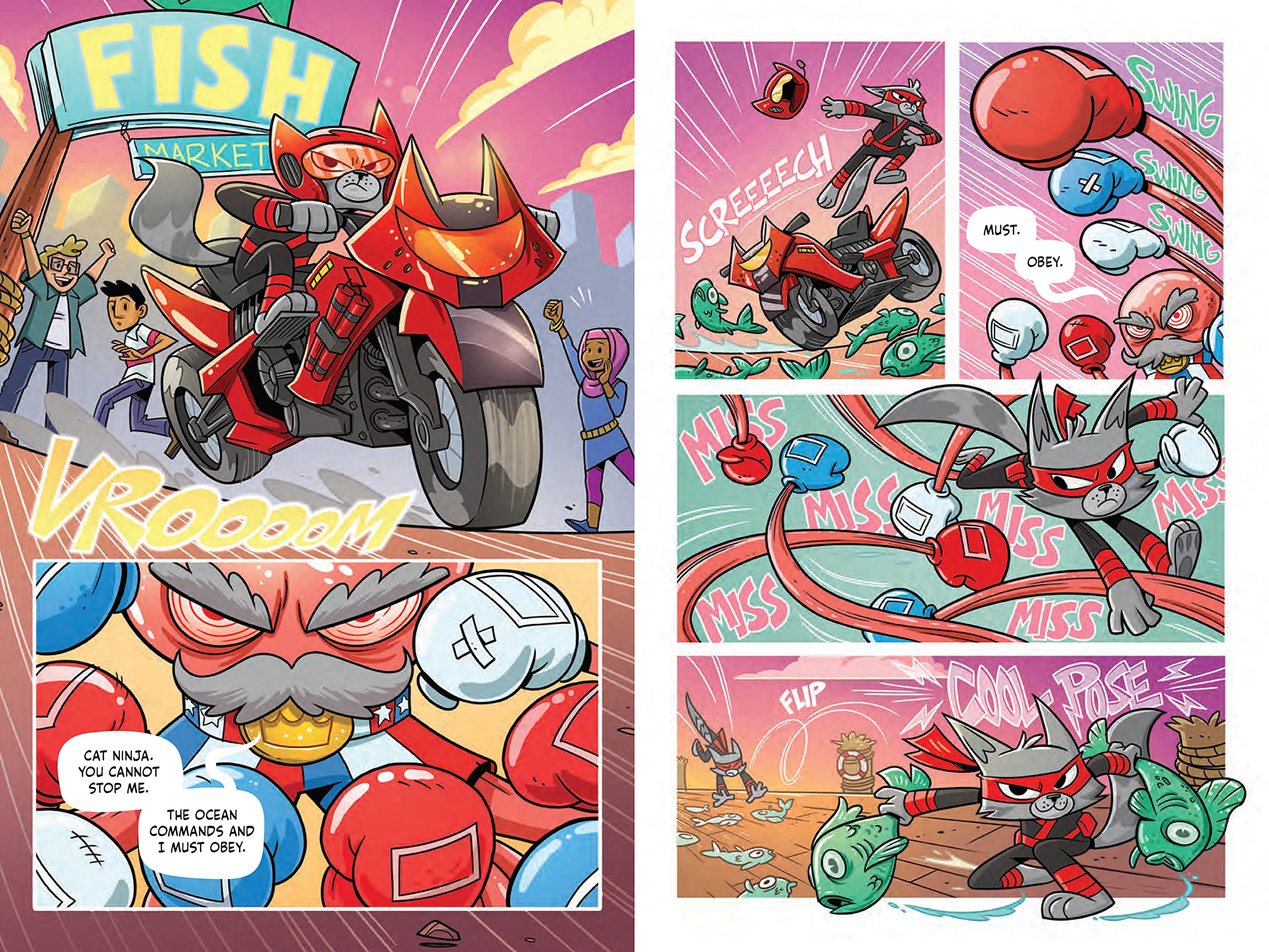 Cat Ninja: Time Heist (Volume 2) Cat Ninja: Time Heist (Volume 2) Paperback Hardcover