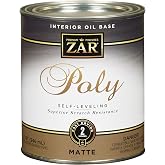 ZAR 33912 Oil Based Polyurethane Wood Finish, QT, Clear