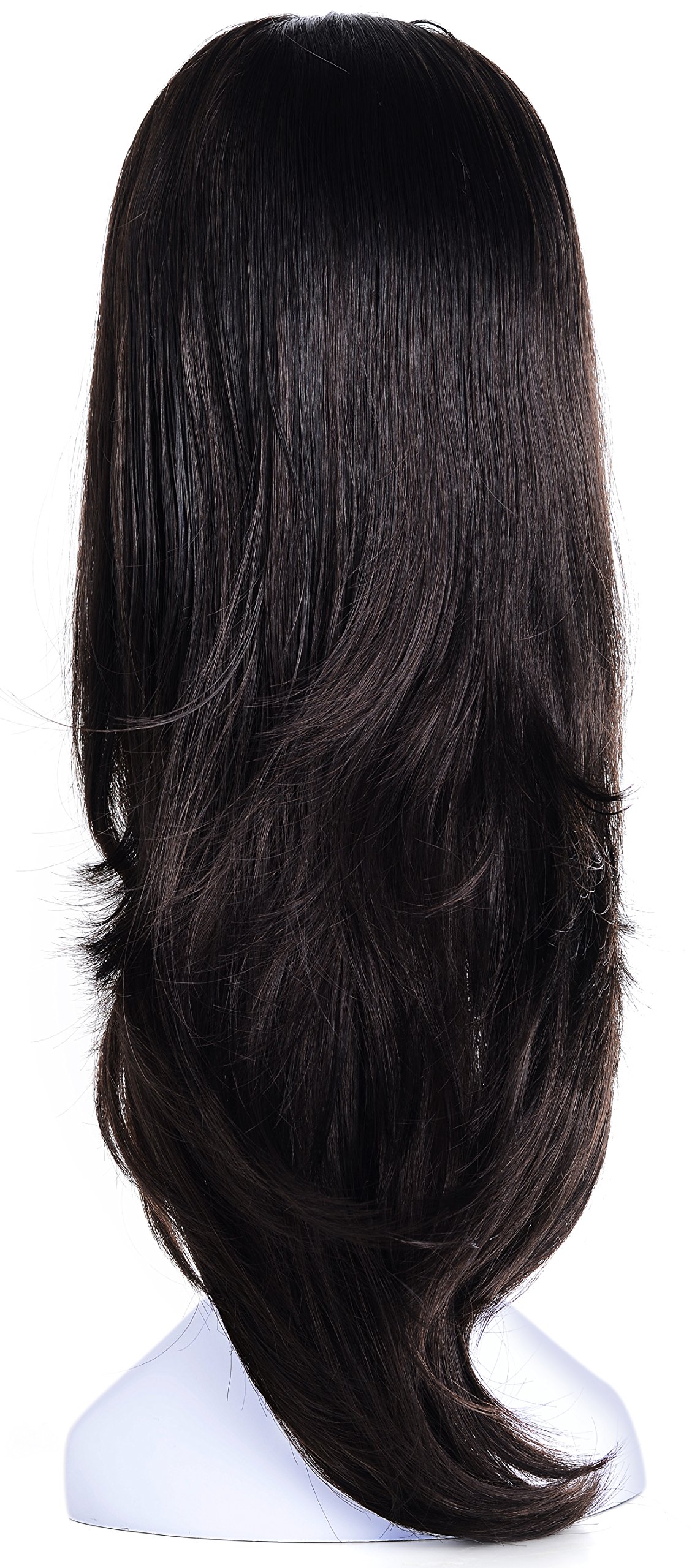 Amazon.com : 24 Inches Half Head Wig Long Curly Wavy OMBRE 