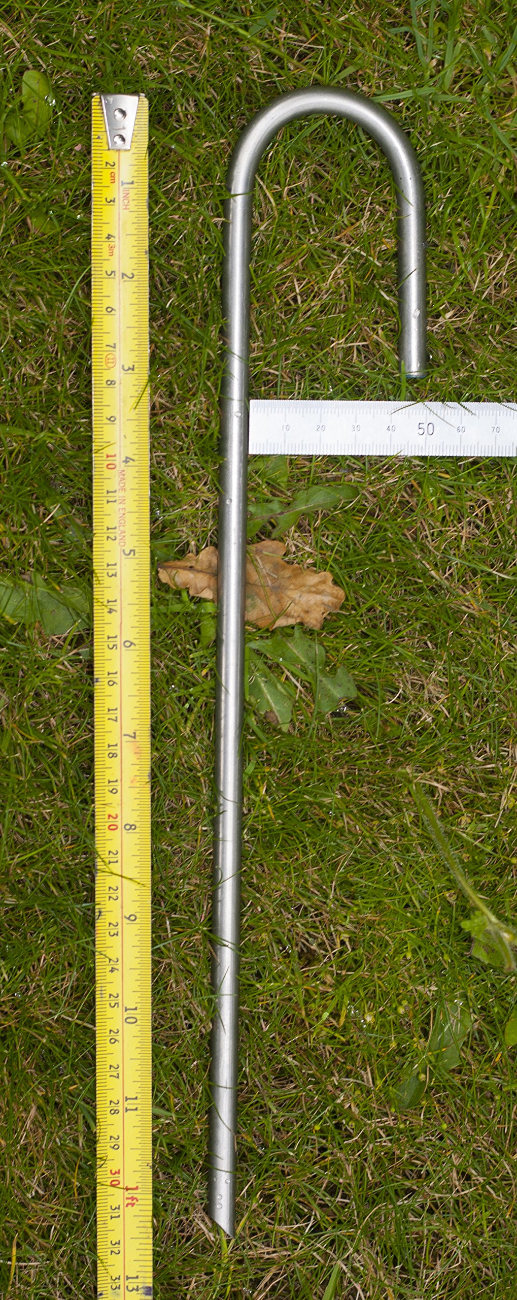 Hard ground Trampoline pegs swing garden gazebo anchors ground pegs stainless steel x 4