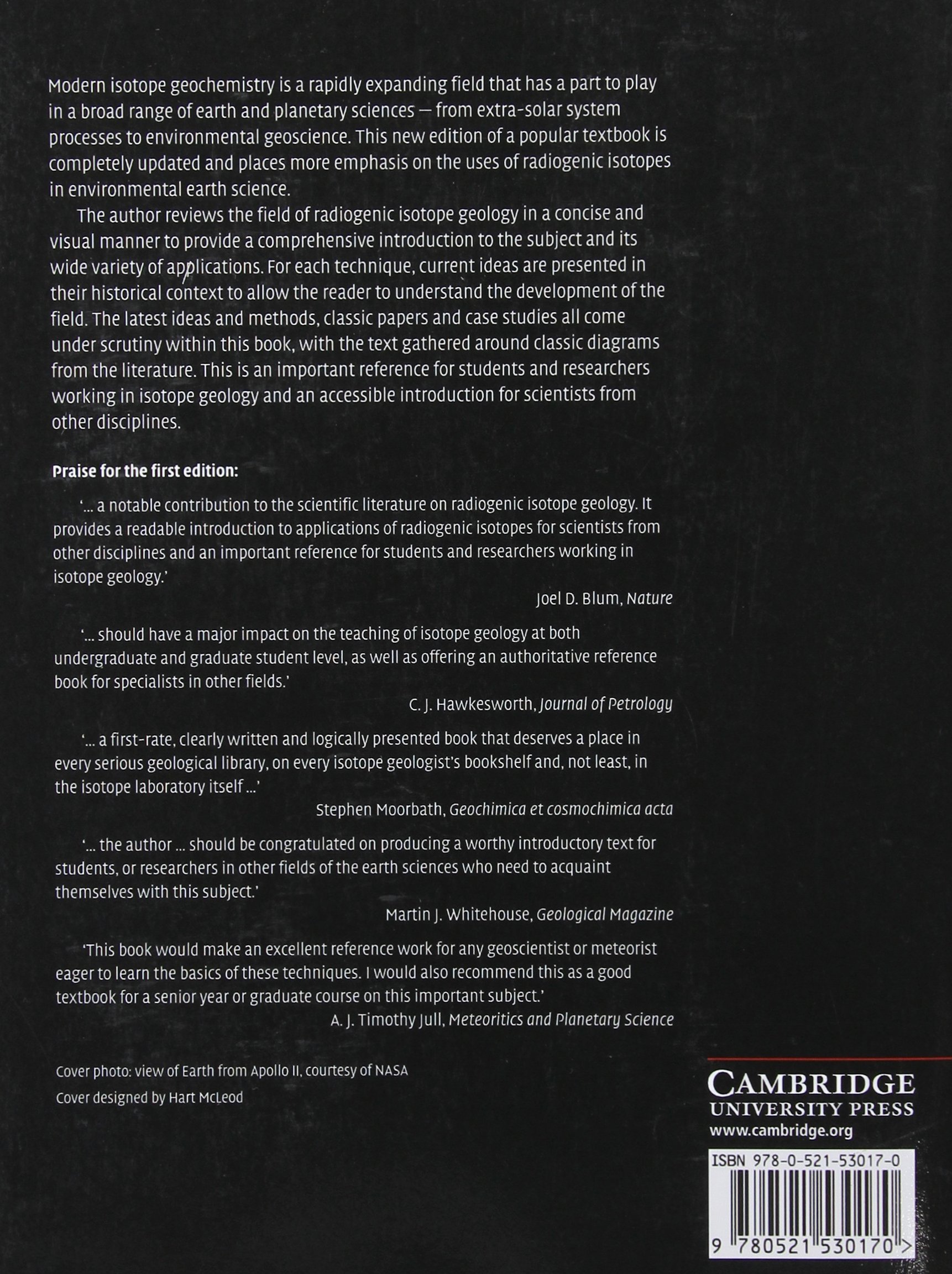 Radiogenic Isotope Geology Amazon Co Uk Dickin Alan 9780521530170 Books