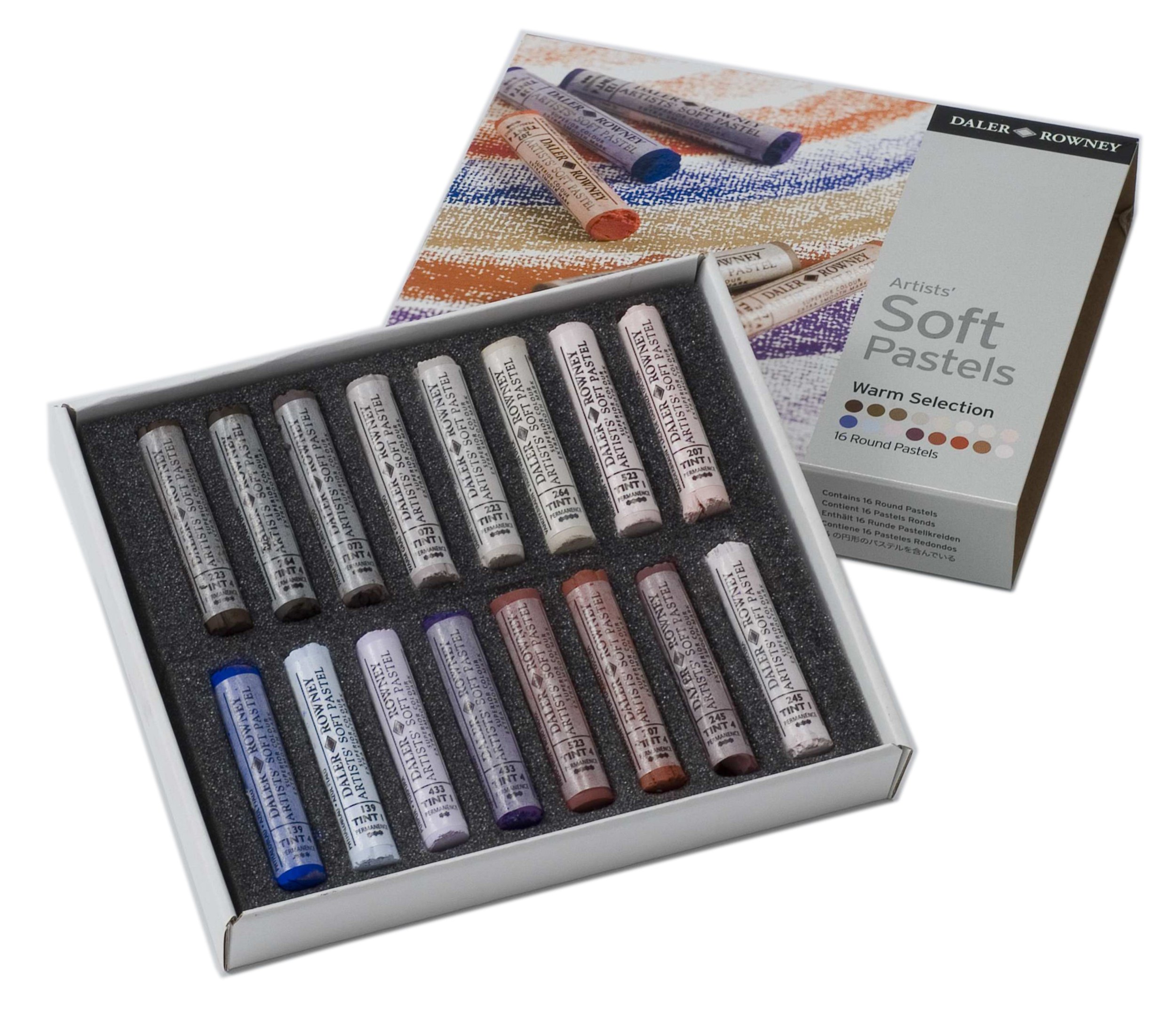 Daler Rowney 153904016 Warm Soft Pastel Set (Pack of 16)