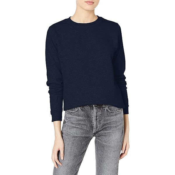 Gildan women's athleisure soft cotton crewneck fleece sweatshirt Clearance