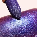Oulac Sapphire Blue Infinity Moisture Lipstick Velvet Gloss Vegan D01 view 4