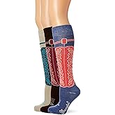 Wrangler Women's Ladies Wild West Boot Socks 3 Pair Pack