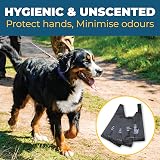 All-Green Pack of 500 Dog Poo Bags with Tie Handles Black view 3