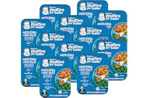 Gerber Graduates Lil' Entrees, Pasta Stars in Meat Sauce, 5.5-Ounce Boxes (Pack of 12)