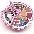 BR- All in one Makeup Set - Eyeshadows, Blush, Lip gloss Mascara and Wax (Shell, Light Pink)