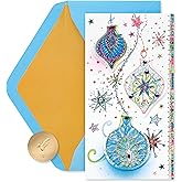 Papyrus Unique Christmas Card with Colorful Ornaments - Designed by House of Turnowksy (Wonderful Christmas)