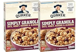 Quaker Simply Granola Honey & Raisin, 24.1 Oz (Pack of 2)