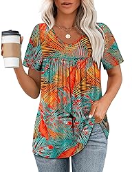 WEESO Womens Summer Tops 2025 Short Sleeve T Shirts
