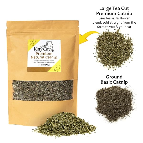 KITTY CITY CAT PREMIUM NATURAL CATNIP COLLECTION, CATNIP BAG