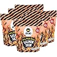 IRVINS Salted Egg Salmon Skin Chips Crisps | Premium Hand Cooked | Halal | High Protein | Keto-Friendly | 3.7 oz (Pack of 6)