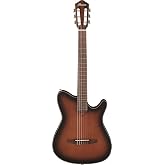 Ibanez FRH10N Thinline Nylon Acoustic-electric Guitar - Brown Sunburst