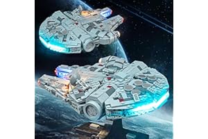 BRICKSHINING LED Lighting Compatible with Lego Millennium Falcon 75375, Light Kit Compatible with Lego 75375, Giving Light to Model, NOT Included The Model Set（Customized Version）