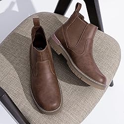 Jousen Mens Boots Retro Chelsea Boots Mens Casual